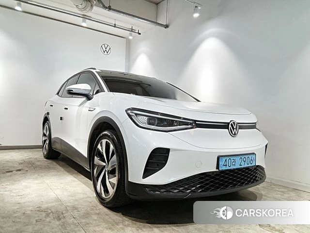 Volkswagen ID.4 2023 Белый из Кореи