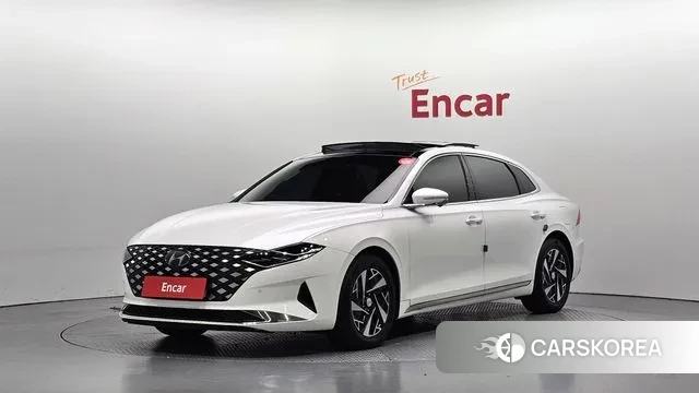 Hyundai The New Grandeur IG Hybrid 2021 Белый из Кореи