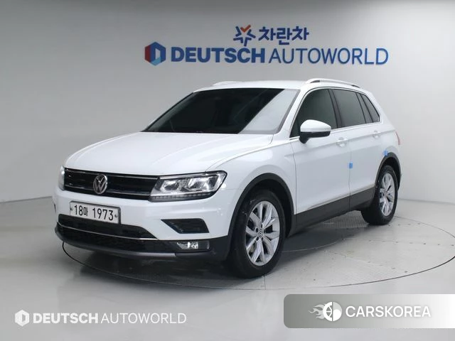 Volkswagen Tiguan second Generation 2018 Белый из Кореи