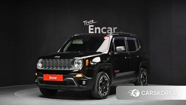 Jeep Renegade 2018 Черный из Кореи
