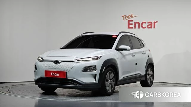 Hyundai Kona Electric 2018 Белый из Кореи