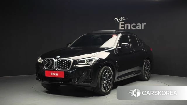 BMW X4 (G02) 2024 Черный из Кореи
