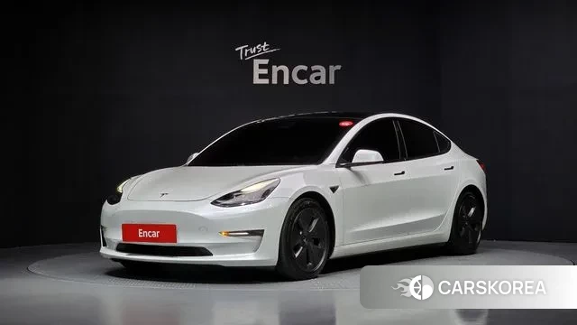 Tesla Model 3 2021 Белый из Кореи