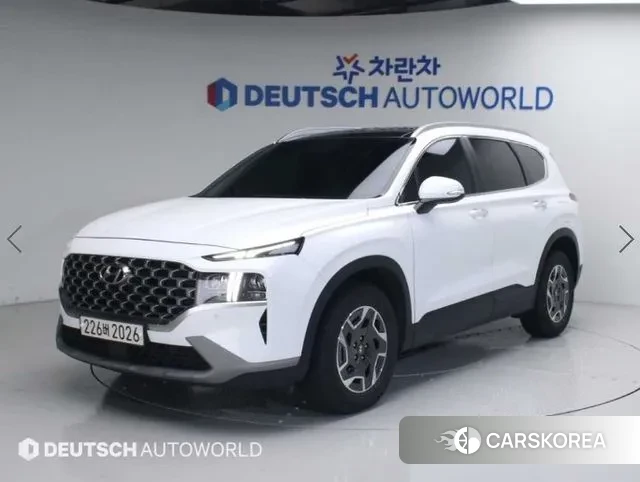 Hyundai The New Santa Fe 2021 Белый из Кореи