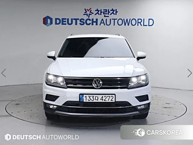 Volkswagen Tiguan second Generation 2020 Белый из Кореи
