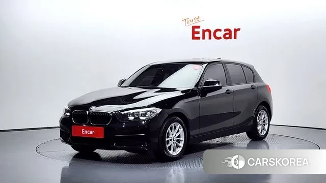 BMW 1 Series (F20) 2018 Черный из Кореи