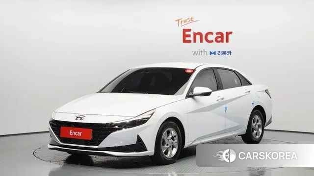 Hyundai Avante (CN7) 2021 Белый из Кореи