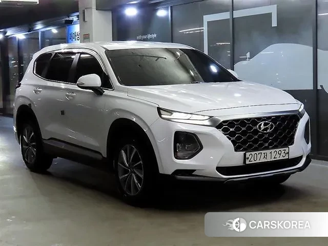 Hyundai Santa Fe TM 2020 Белый из Кореи