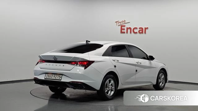 Hyundai Avante (CN7) 2020 Белый из Кореи