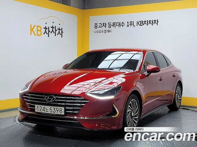 Hyundai Sonata Hybrid (DN8) 2019 Красный из Кореи