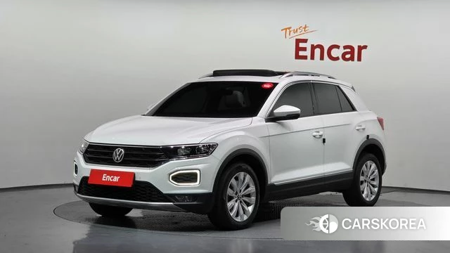 Volkswagen T-Roc 2021 Белый из Кореи