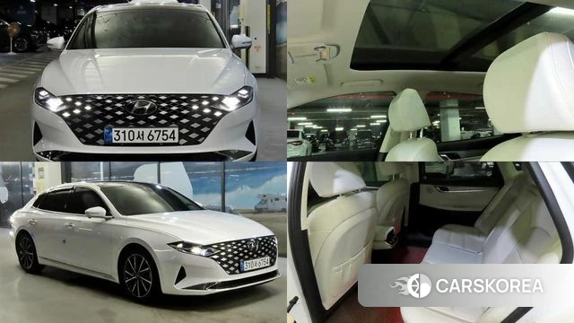 Hyundai The New Grandeur IG 2021 Белый из Кореи