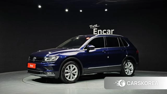 Volkswagen Tiguan second Generation 2018 Синий из Кореи