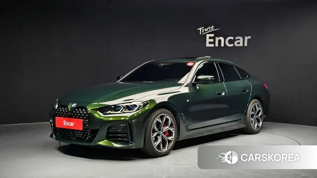 BMW 4 Series (G22) 2021 Темно-зеленый из Кореи