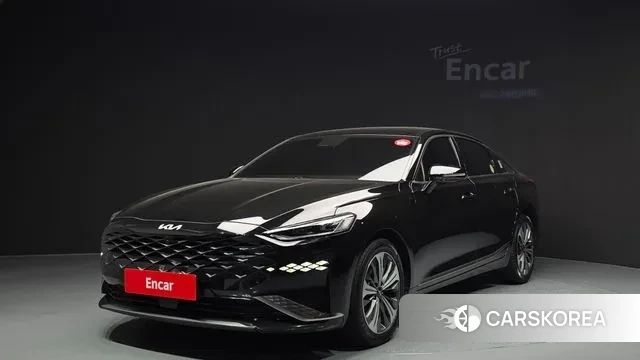 Kia K8 Hybrid 2021 Черный из Кореи