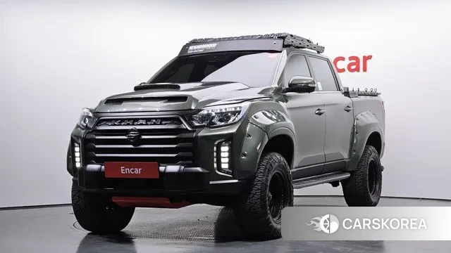 Ssangyong The New Rexton Sports Cannes 2022 Темно-зеленый из Кореи