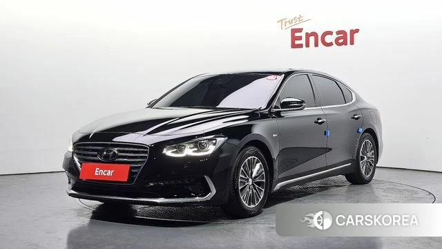 Hyundai Grandeur IG Hybrid 2018 Черный из Кореи