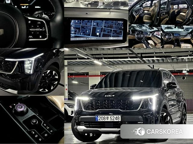 Kia The New Sorento 4th Generation 2023 Черный из Кореи
