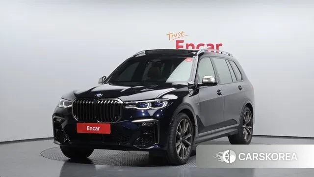 BMW X7 (G07) 2020 Черный из Кореи