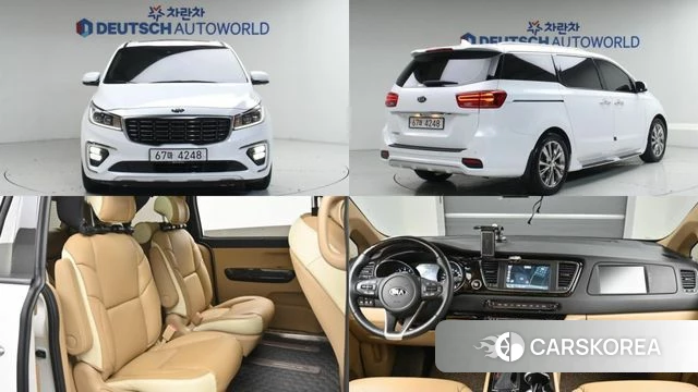 Kia The New Carnival 2018 Белый из Кореи