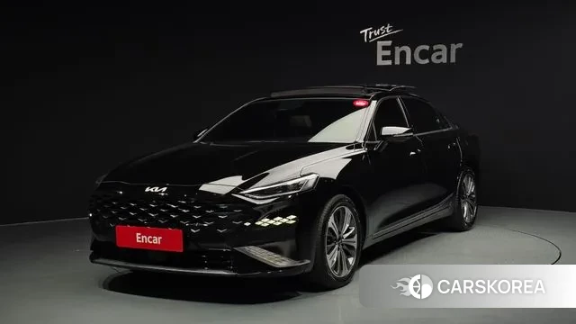 Kia K8 Hybrid 2021 Черный из Кореи