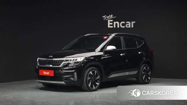 Kia Seltos 2021 Черный из Кореи
