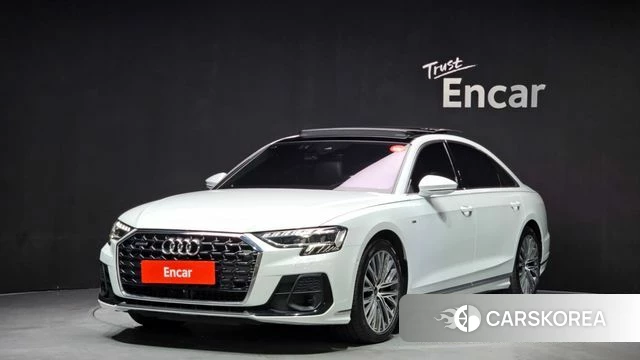Audi A8 (D5) 2023 Белый из Кореи