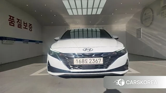 Hyundai Avante (CN7) 2020 Белый из Кореи