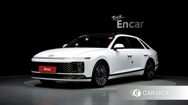 Hyundai Grandeur Hybrid (GN7) 2024 Белый из Кореи