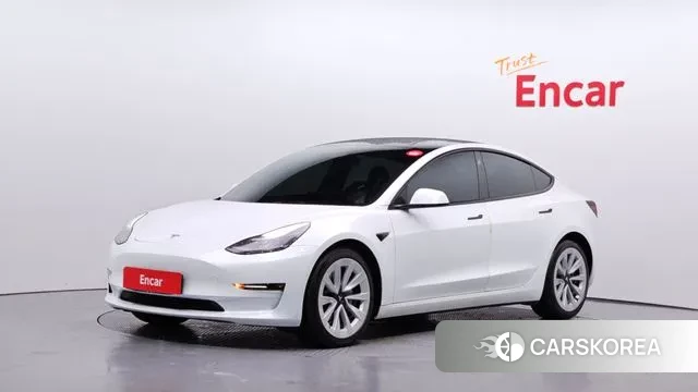 Tesla Model 3 2022 Белый из Кореи