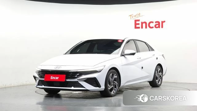 Hyundai The New Avante Hybrid (CN7) 2025 Белый из Кореи