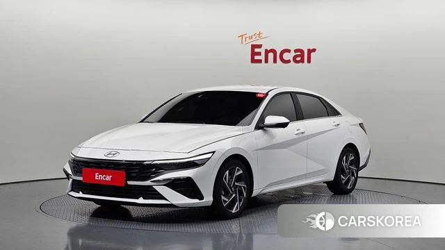 Hyundai The New Avante (CN7) 2023 Белый из Кореи