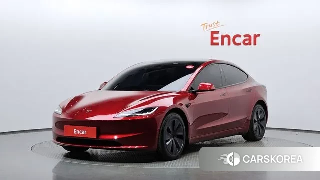 Tesla Model 3 2024 Красный из Кореи
