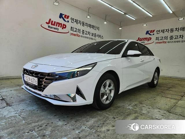 Hyundai Avante (CN7) 2021 Белый из Кореи