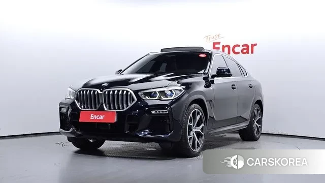 BMW X6 (G06) 2020 Черный из Кореи
