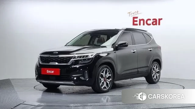 Kia Seltos 2019 Черный из Кореи