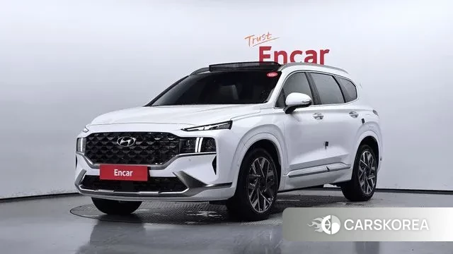 Hyundai The New Santa Fe 2023 Белый из Кореи
