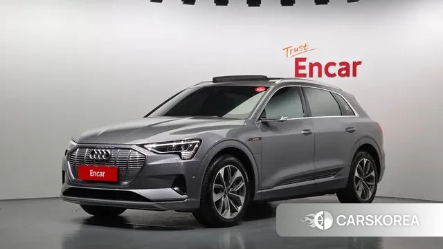 Audi e-Tron 2022 Серебристо-серый из Кореи