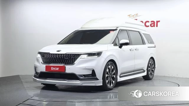 Kia Carnival 4th generation 2021 Белый из Кореи