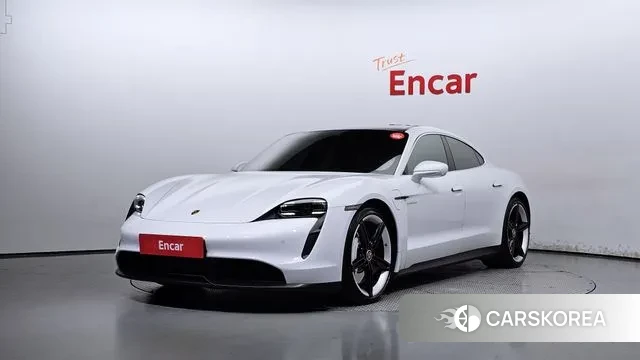 Porsche Taycan 2022 Белый из Кореи