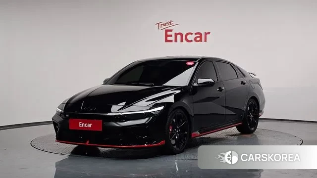 Hyundai The New Avante (CN7) 2024 Черный из Кореи