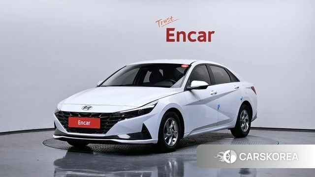 Hyundai Avante (CN7) 2021 Белый из Кореи