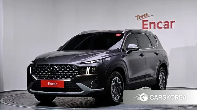 Hyundai The New Santa Fe 2021 Серый из Кореи