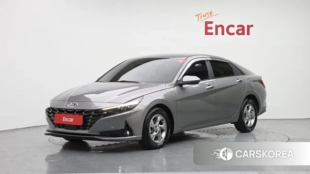 Hyundai Avante (CN7) 2021 Серебристо-серый из Кореи