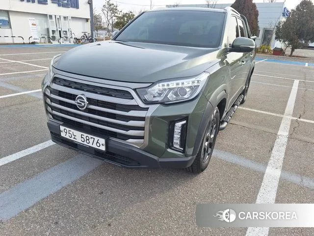 Ssangyong The New Rexton Sport 2021 Светло-зеленый из Кореи