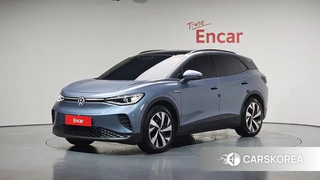 Volkswagen ID.4 2023 Небесно-голубой из Кореи