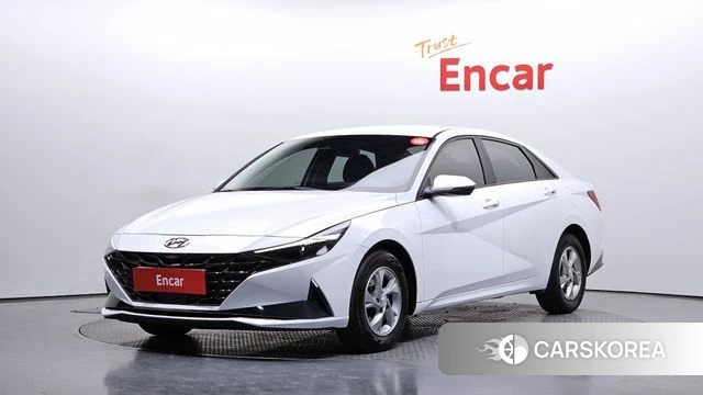 Hyundai Avante (CN7) 2021 Белый из Кореи