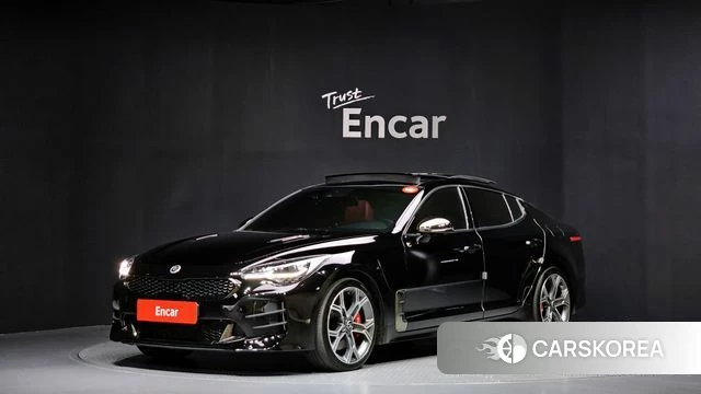 Kia Stinger 2019 Черный из Кореи