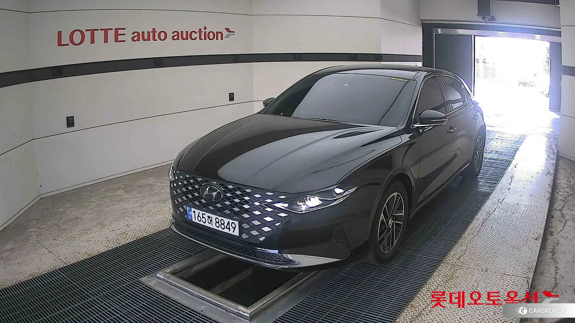 Hyundai Grandeur 2022 Midnight Black Pearl из Кореи