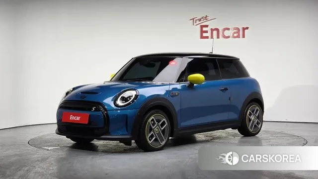 Mini Cooper Electric 2023 Синий из Кореи